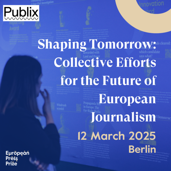 Shaping Tomorrow: Collective Efforts for the Future of European Journalism - Berlin, 12 March 2025